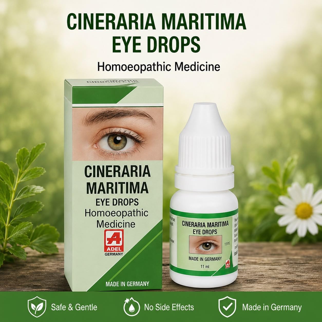 ADEL Cineraria Maritima Homoeopathic Eye Drops, 11 ml, Made in Germany (Pack of 2) — Amazon image 6