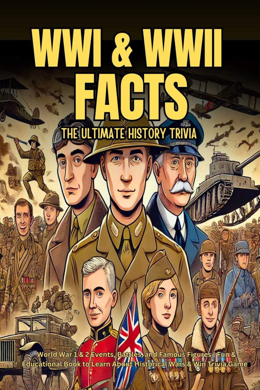 WWI & WWII Facts: The Ultimate History Trivia: Explore World War 1 & 2 Events, Battles, and Famous Figures | Fun & Educational Book to Learn About Historical Wars & Win Trivia Games