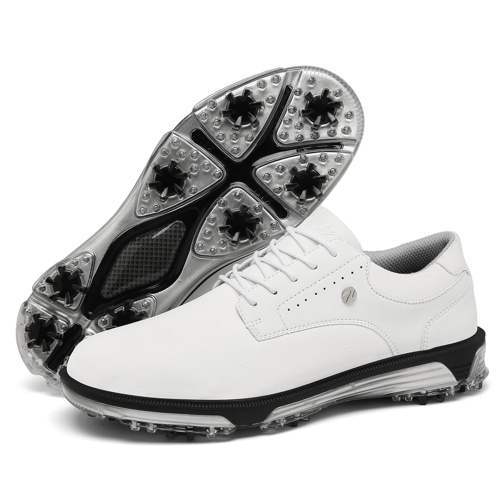 ULTIANT Golfschuhe Herren wasserdichte Langlebig Schnürung Atmungsaktiv Trainingsschuh für Golf