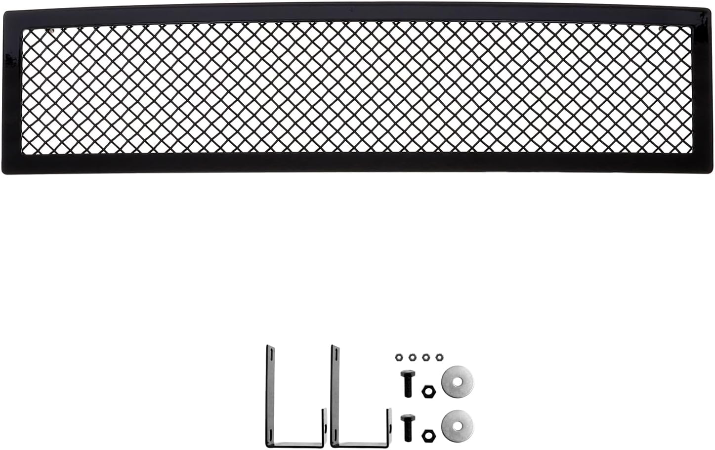 APS Compatible with Ford F-150 2009-2014 Lower Bumper Stainless Steel Black Mesh Front Grill Grille Insert F76789H