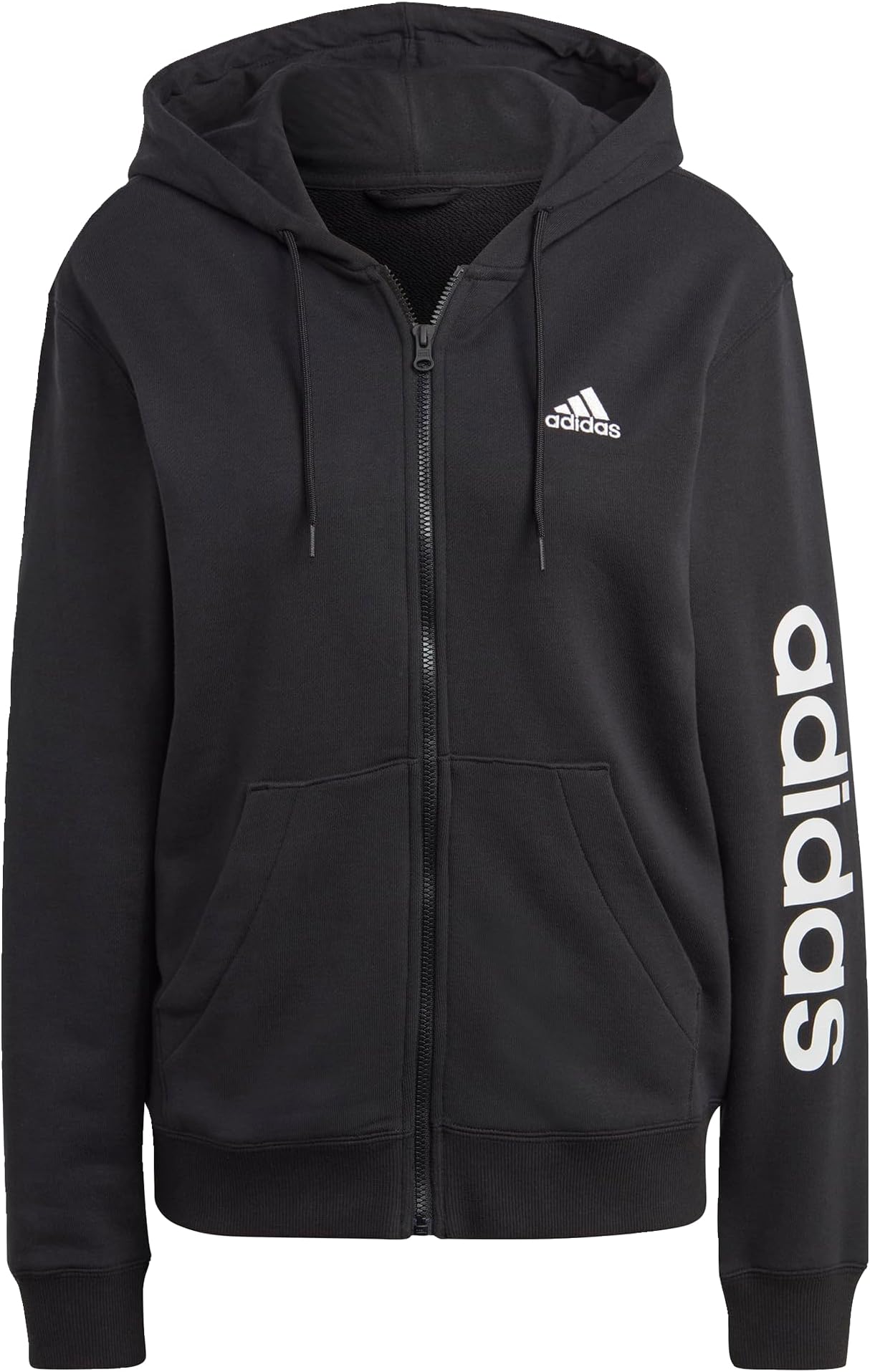 adidasWomen's Essentials Linear Full-zip French Terry Sweatshirt (pack of 1)