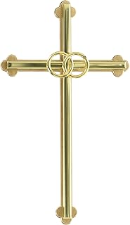 Cathedral Art Gold (Abbey & CA Gift) Wedding Cross, 8-Inch