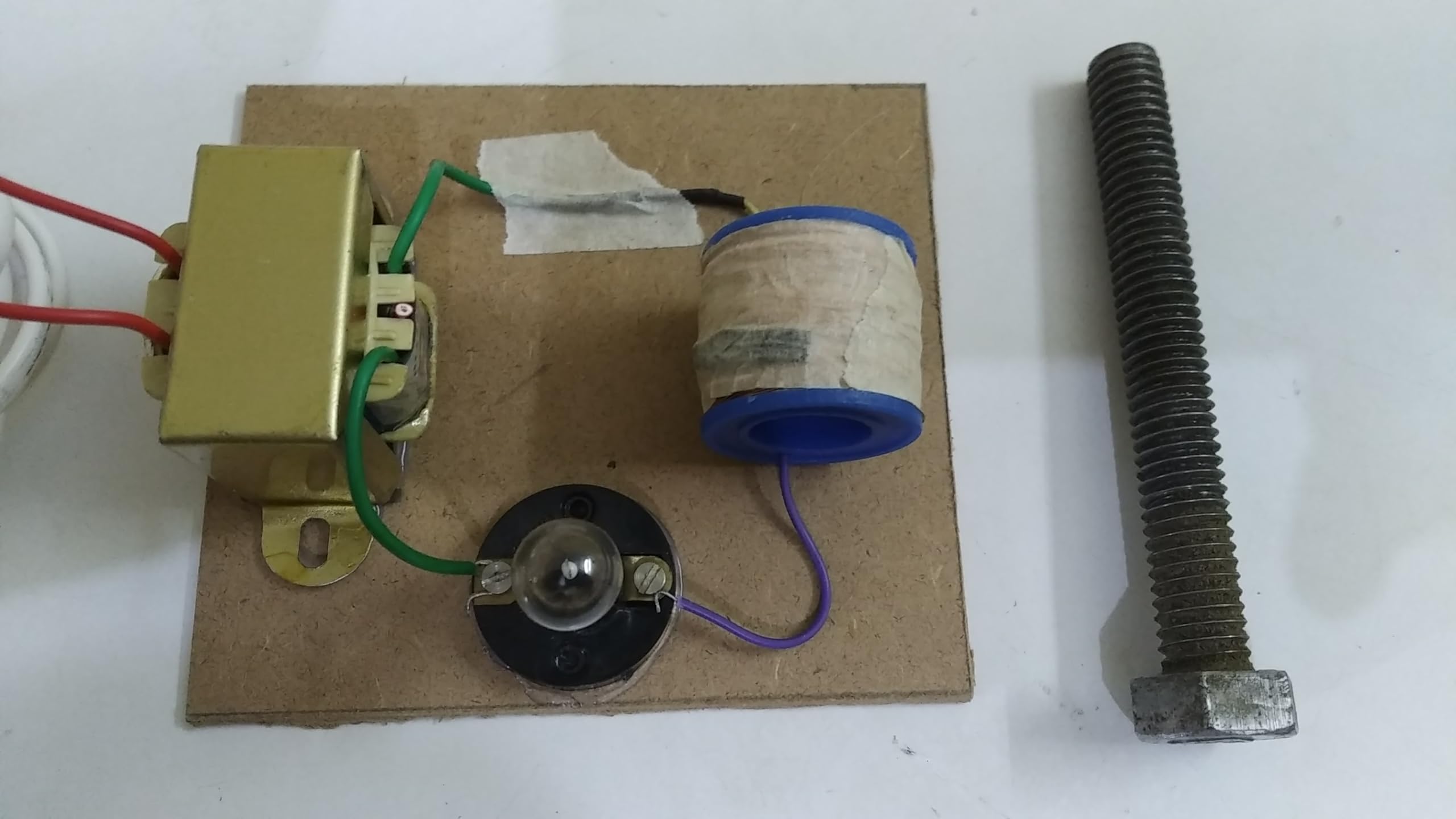 Factors on which self inductance of Solenoid Depends School Science Project Physics Working Model for Science Students Teaching and Learning Aid