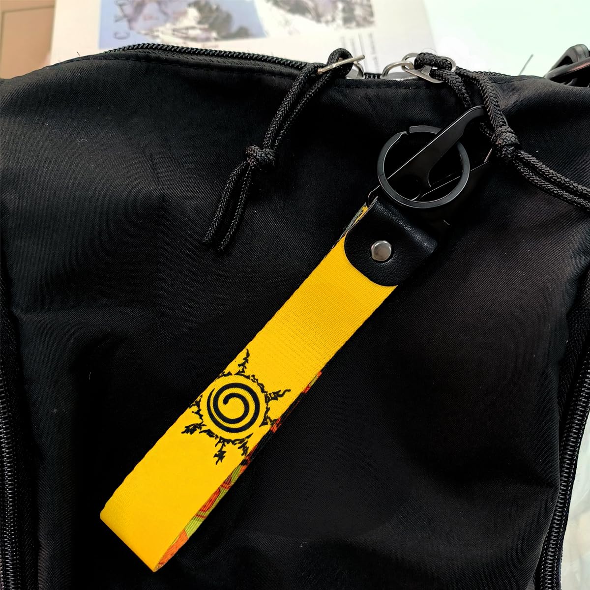 1Pack Anime Keychian Tags JDM Motorcycle Keychain Key Tags Anime Jet Tag for Car Motorcycles — view 5