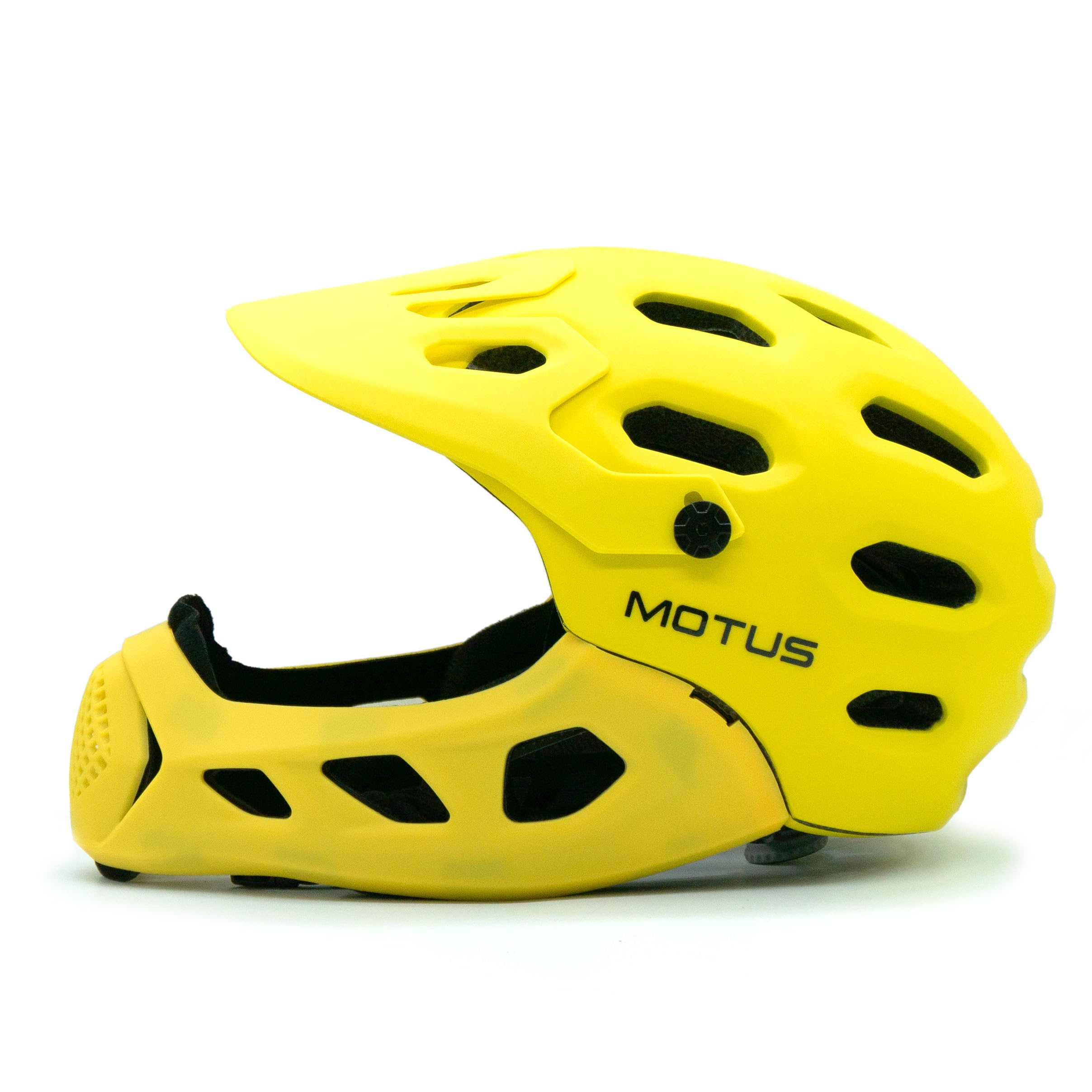 MOTUS Casque de vélo intégral Downhill BMX avec mentonnière Amovible