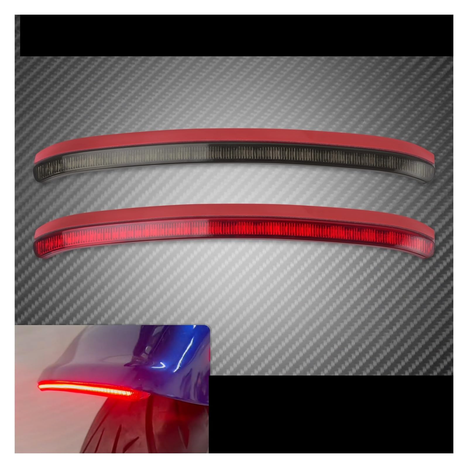 Indicateur Lumineux Moto Feu De Stop Arrière LED pour Motos, Clignotant, Feu De Course pour Softail, pour Fatboy FLFB FLFBS 18-25