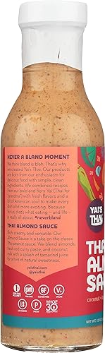Miniatura 4 de Yai's Thai Botella de salsa de almendras de 12 onzas