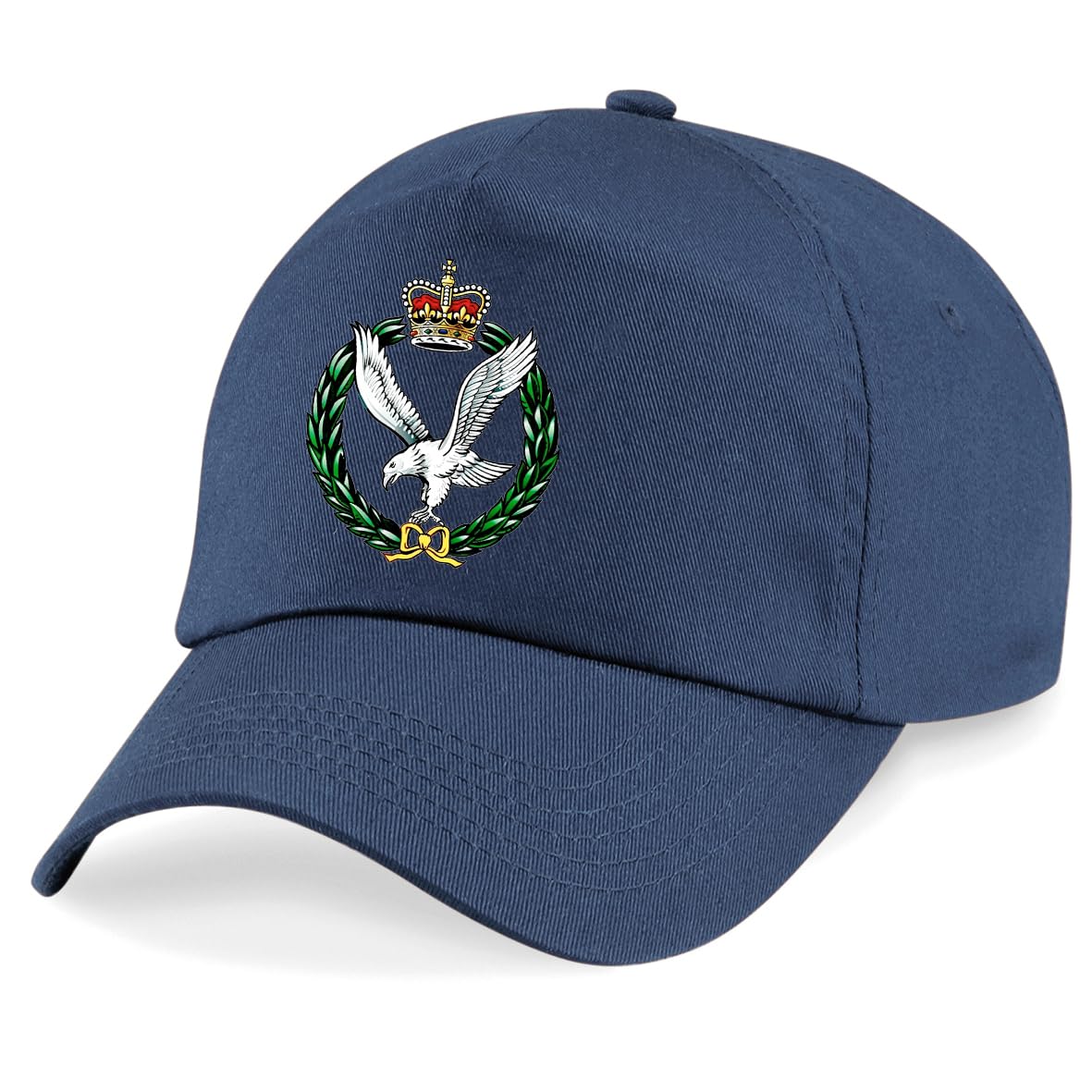 Army Air Corps Insignia Embroidered Baseball Cap British Army Military Embroidery (Navy)