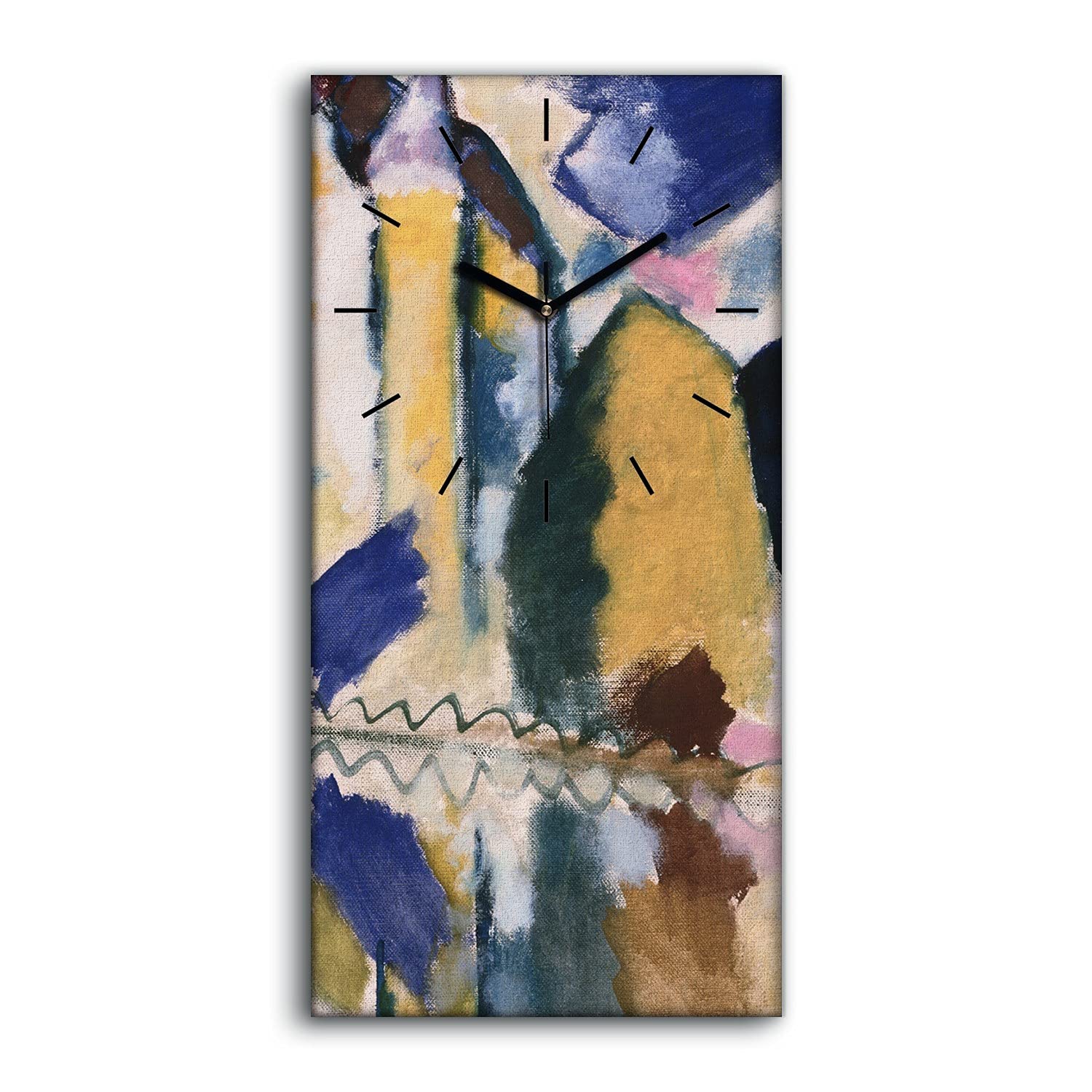 Horloge sur Toile 30x60cm Ne Pas tic tac Cadran Autunno A MURNAU