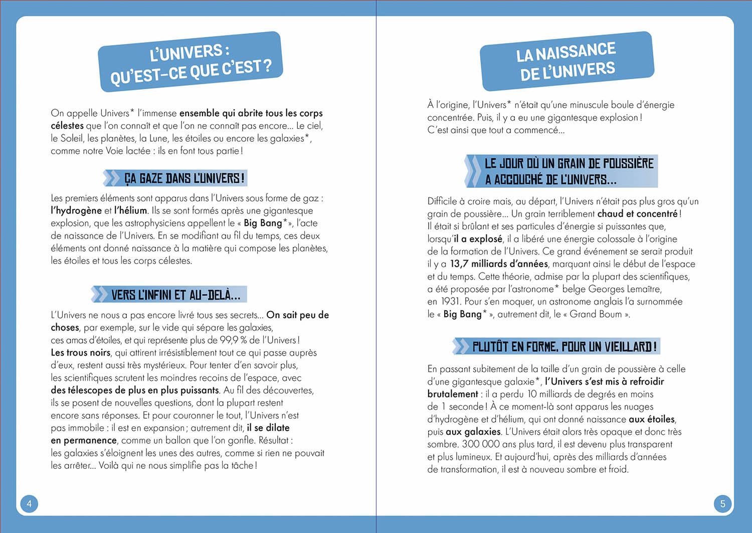 A la découverte de l'espace