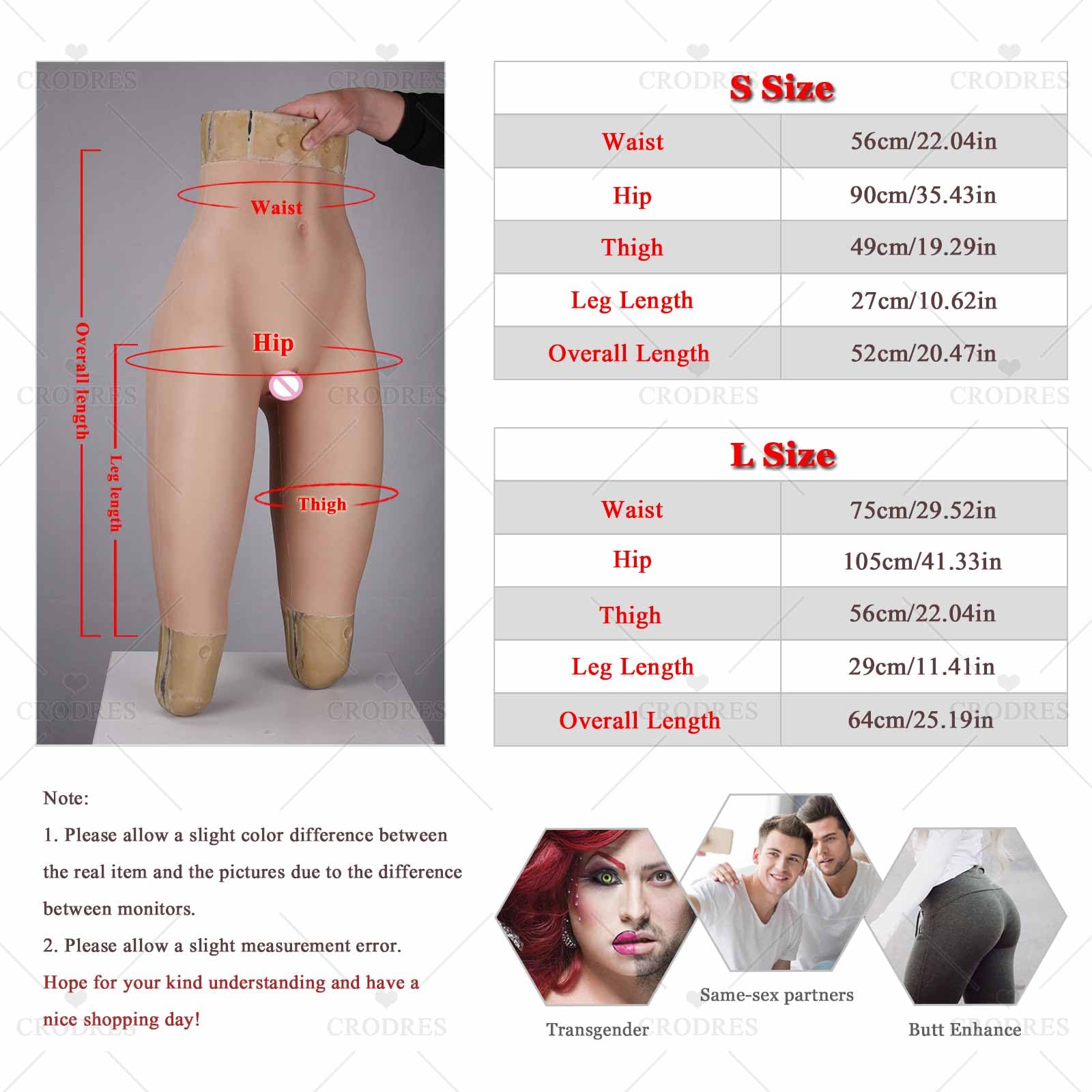 Realistisches Silikon-Vagina-Höschen, das Gaff-Boxershorts, Gesäß, Hüften, Body Shaper Enhancer für Transgender-Gay-Shemale versteckt