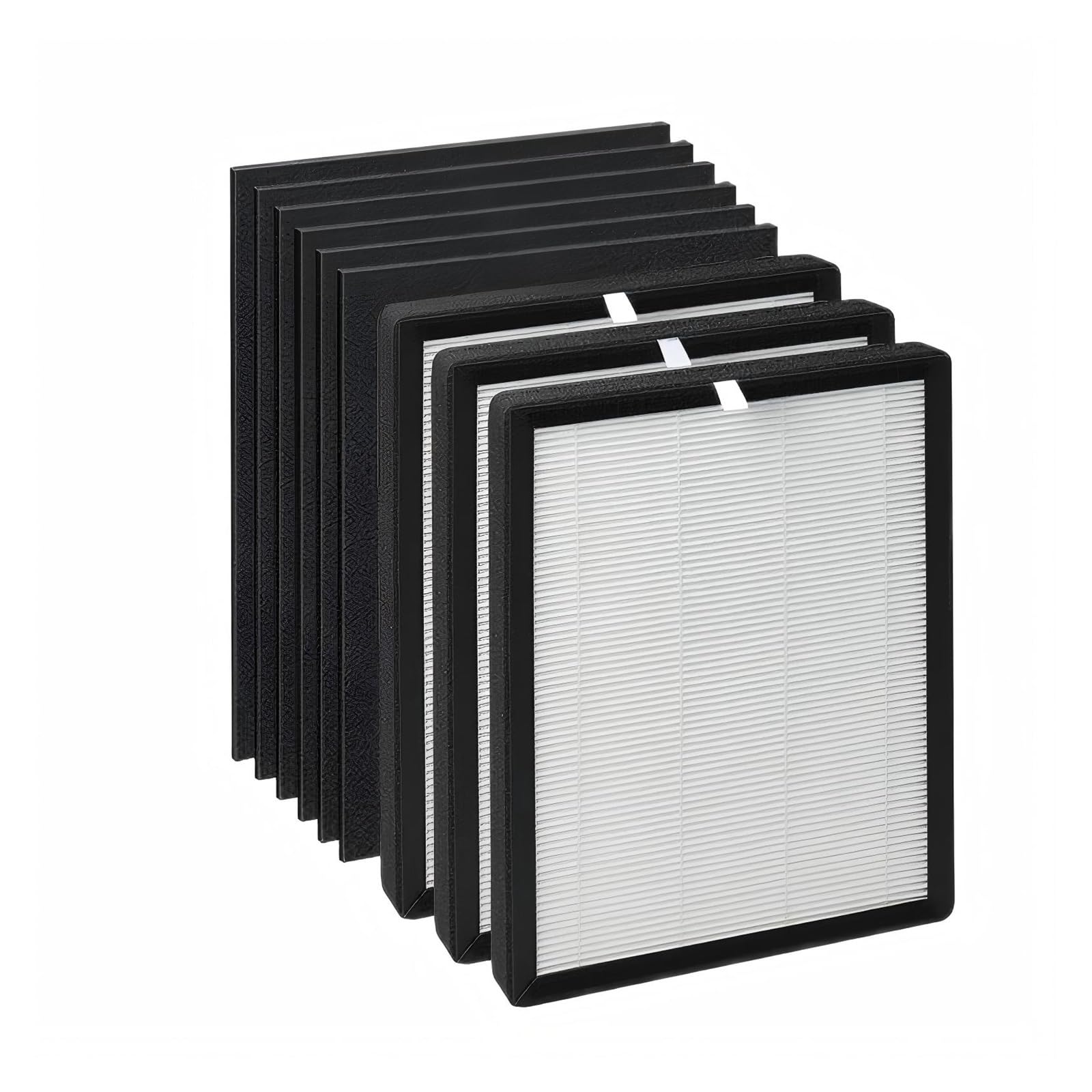 Ycddjjpcv 1 Set Filter Prohepa 9000 Hepa Replacement Filter，Compatible For Veva Prohepa 9000 Air Purifier, Including 3 Hepa Filters+6 Pre-Filters，High Efficiency