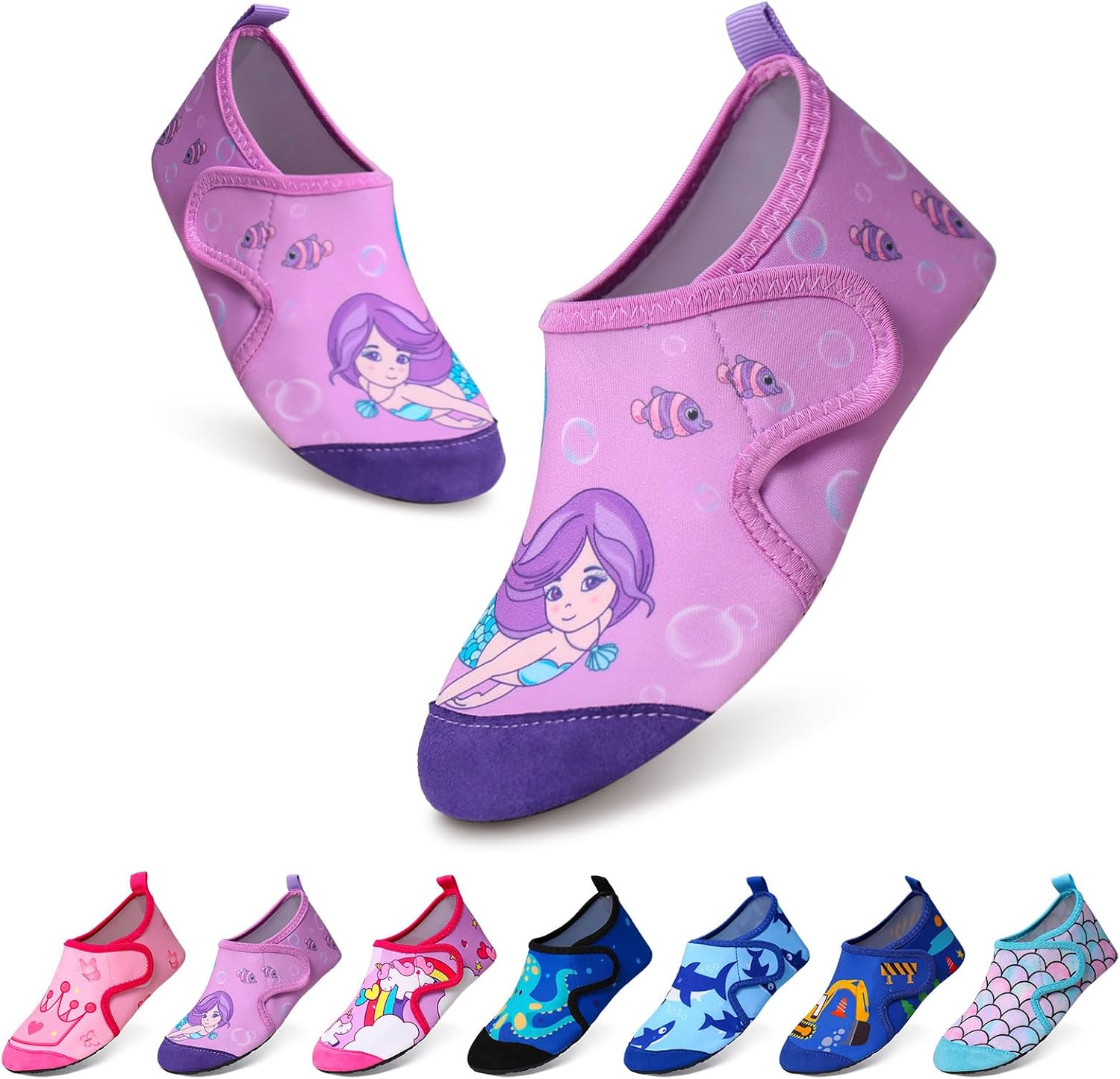 Chaussures Aquatiques Enfant PTHTECHUS - Antidérapantes, Séchage Rapide - Taille 28-29 Bleu