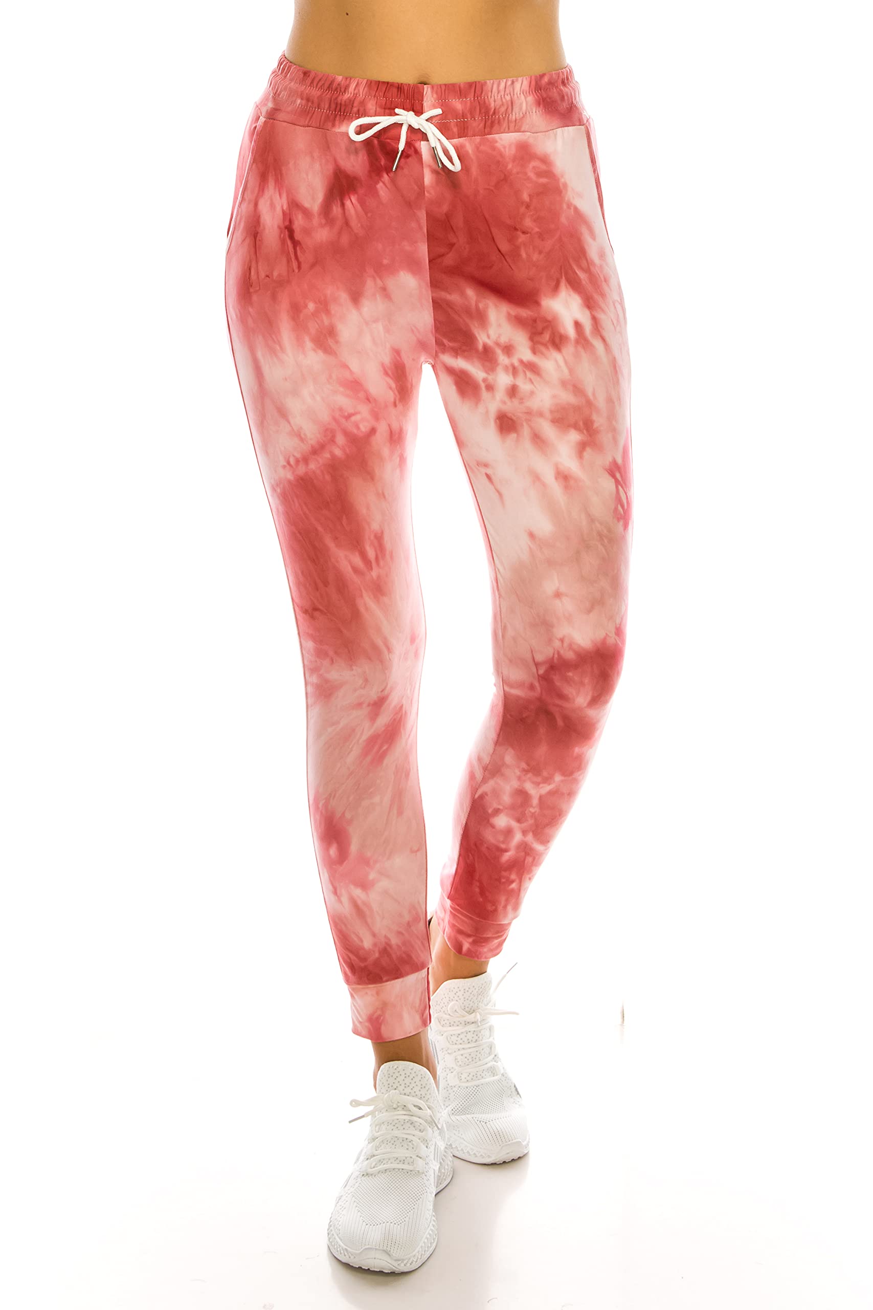 LA12ST Jogger Pants for Women Womens Sweatpants Drawstring Pockets Soft Workout Yoga Lightweight Lounge Pants