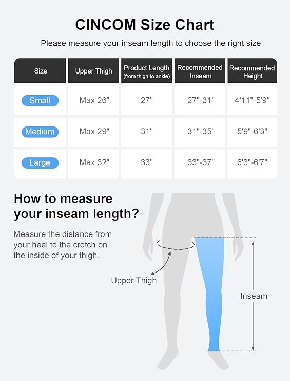 CINCOM Air Compression Recovery System,Sequential Leg Compression Massager