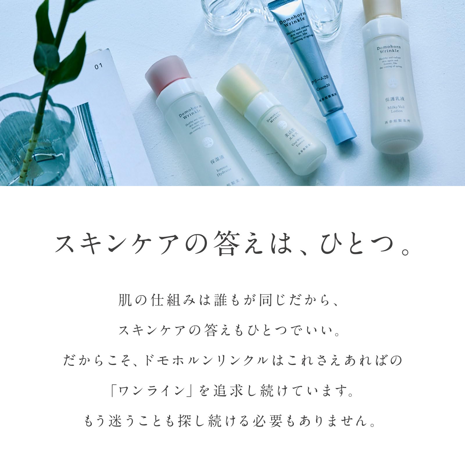 Amazon.co.jp: ドモホルンリンクル 基本4点セット 約2か月分 保湿液 美