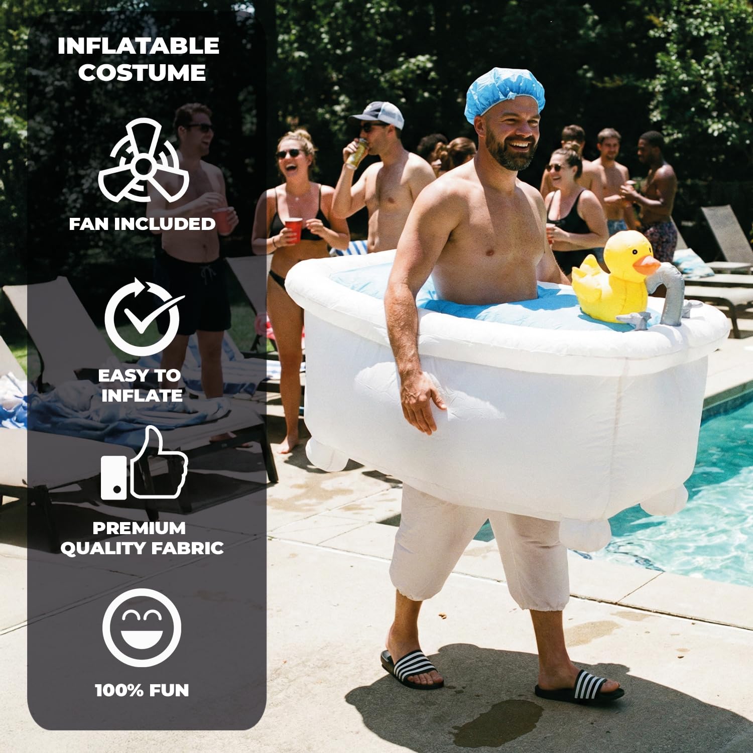 Inflatable Giant Willy Costume | Quirky Costume | Premium Quality | Adult Size 160 To 190cm | Polyester | Comfortable | Resistant | Inflation System Included | Created By OriginalCup