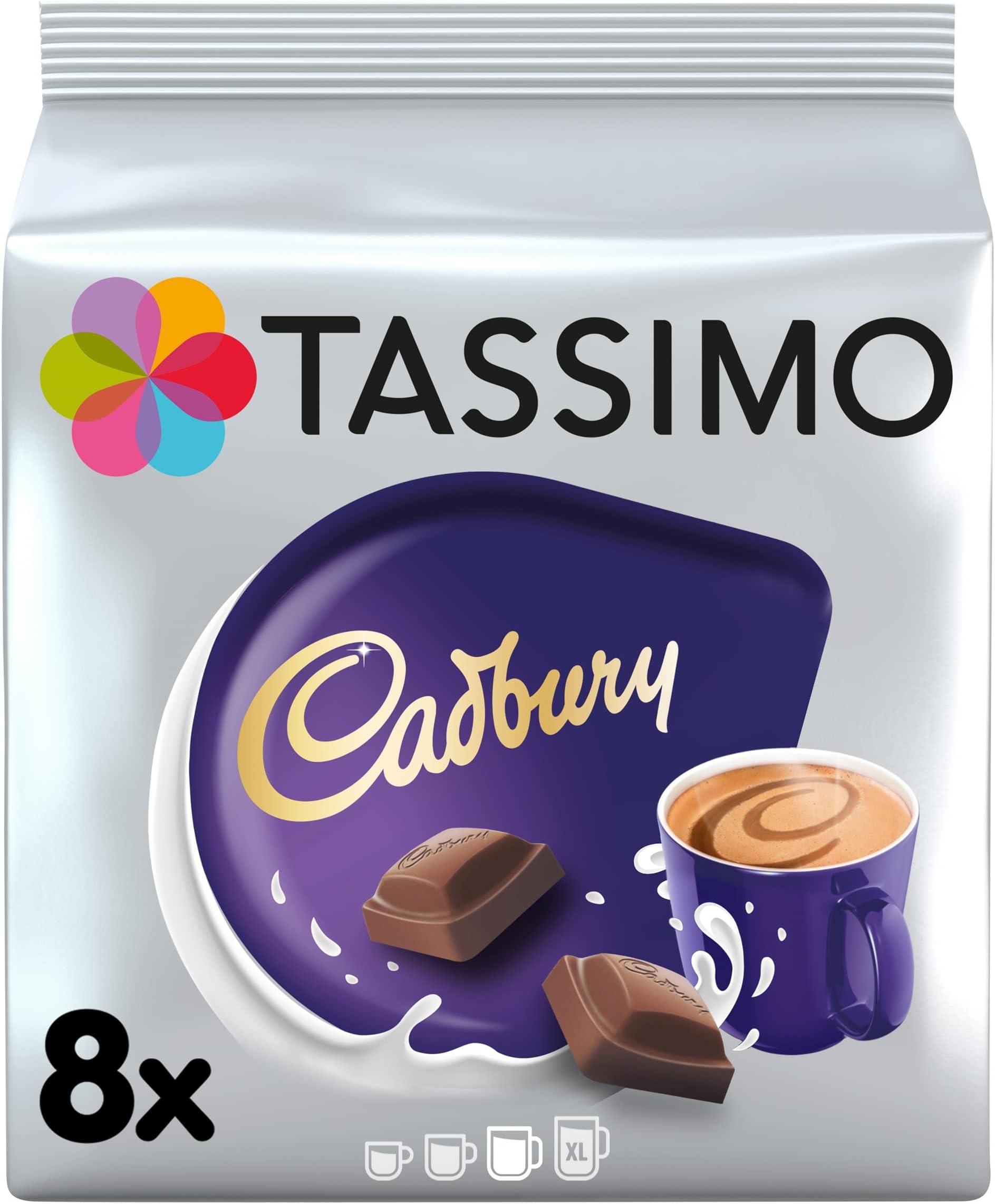 Cadbury Hot Chocolate Pods, Pack of 8