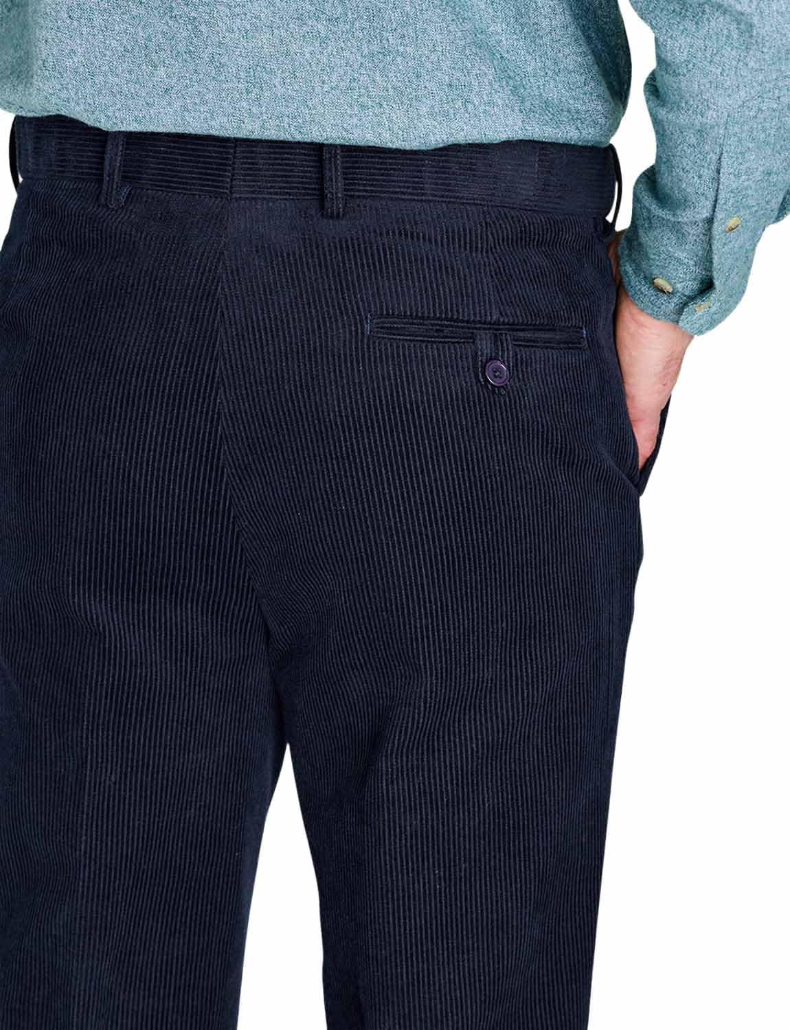 Chums Men's Corduroy Pants with Hidden Extra Stretch Elasticated Waist - Image 7