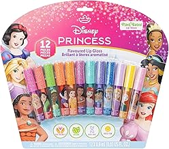 Disney Princess 12 Piece Vegetable Lip Gloss Set for Girls - Perfect for Parties and Birthday Gifts - Ages 3+ Townley Girl