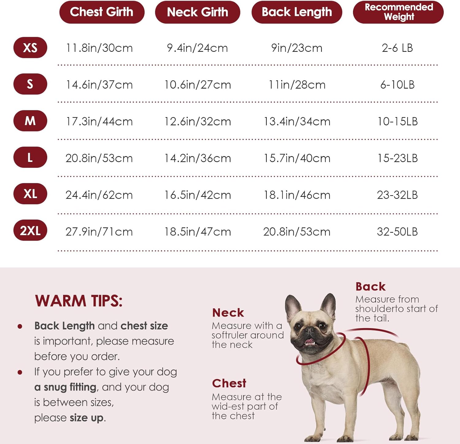 KOESON XL Dog Sweater for Large Size Dogs, Turtleneck Extra Large Sweater for Dogs Girl Boy, Warm Large Dog Sweaters for Christmas, Soft Doggie Winter Knitwear with Sleeves, Red, XLarge