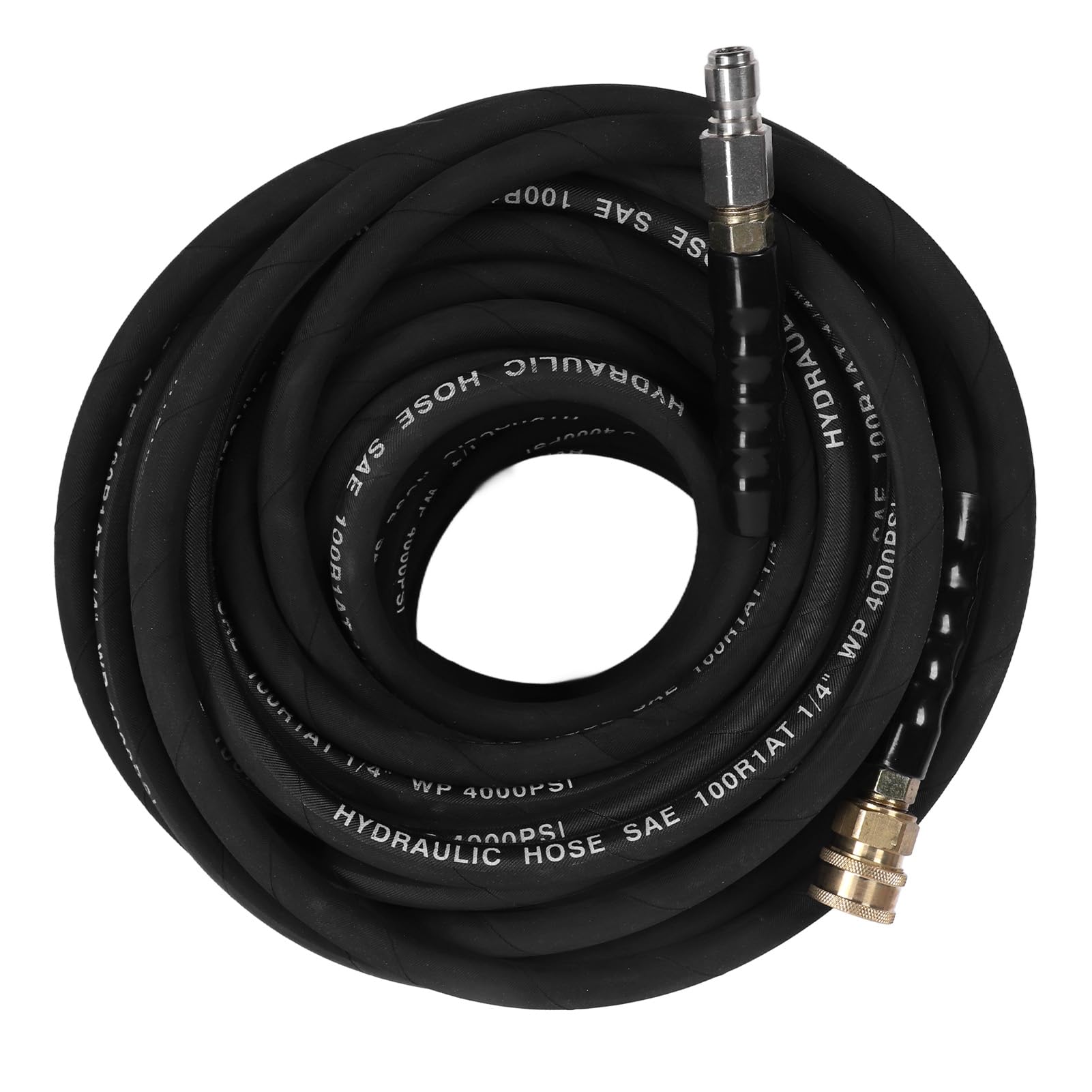 Cocoarm Wąż do Myjki Ciśnieniowej, 30 Stóp i 3 8 Cali Wąż do Myjki Wysokociśnieniowej 4200 PSI z gumą syntetyczną w Oplocie Stalowym z Szybkozłączem Domowego Czyszczenia Komercyjnego