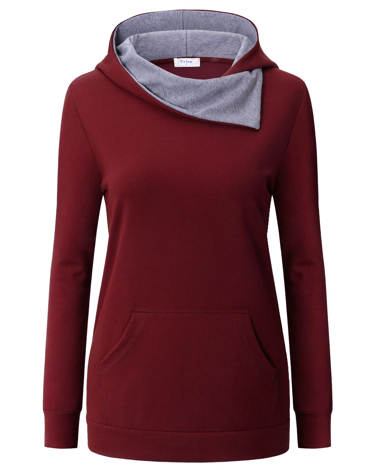 Ca Kra Women's Long Sleeve Hoodie Shirts Casual Outwear Pullover Sweatshirt Top