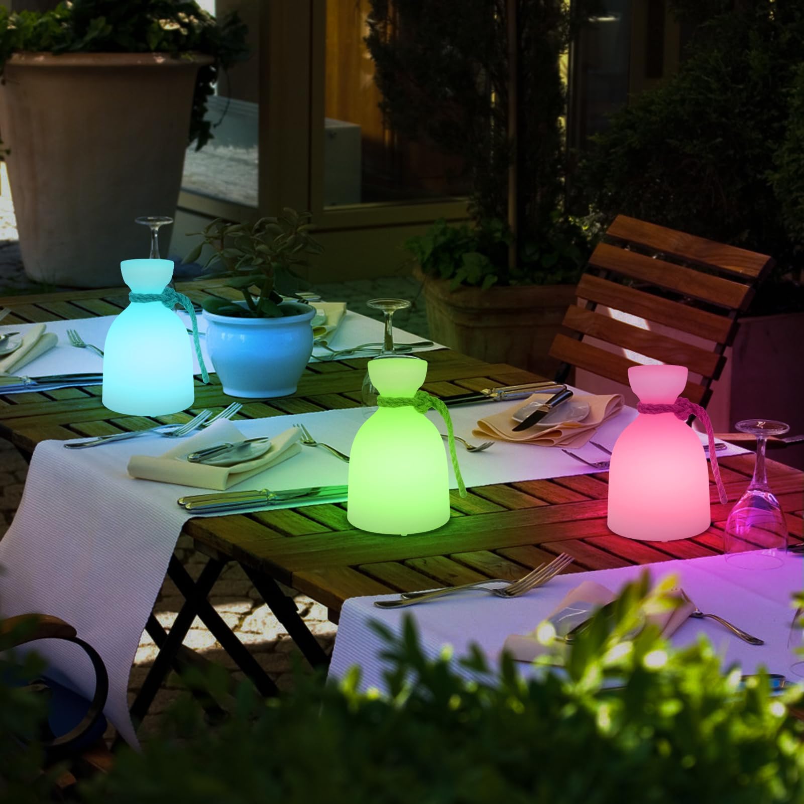 HAY Pao draagbare LED tafellamp met oplaadbare batterij grijs