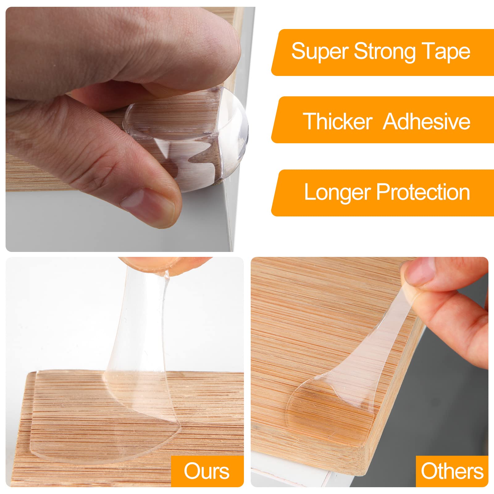 E-PROUSE Protections Angle Bébé 8 Pièces - Adhésif Fort Et T 768071