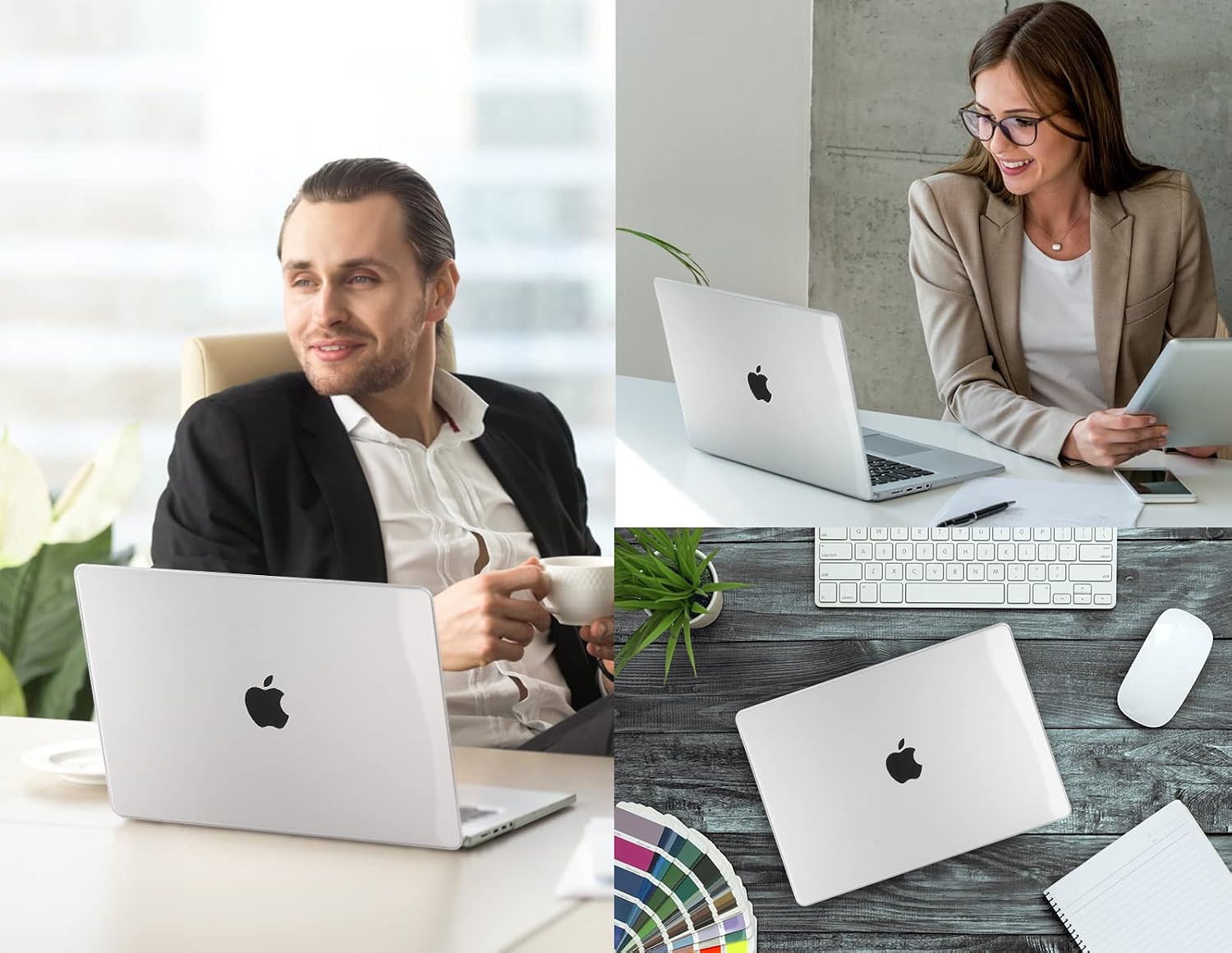 Gadgetoo Coteetci Clear Transparent Universal Pc Case For Apple Macbook Pro 16-Inch M1 Max (A2485)