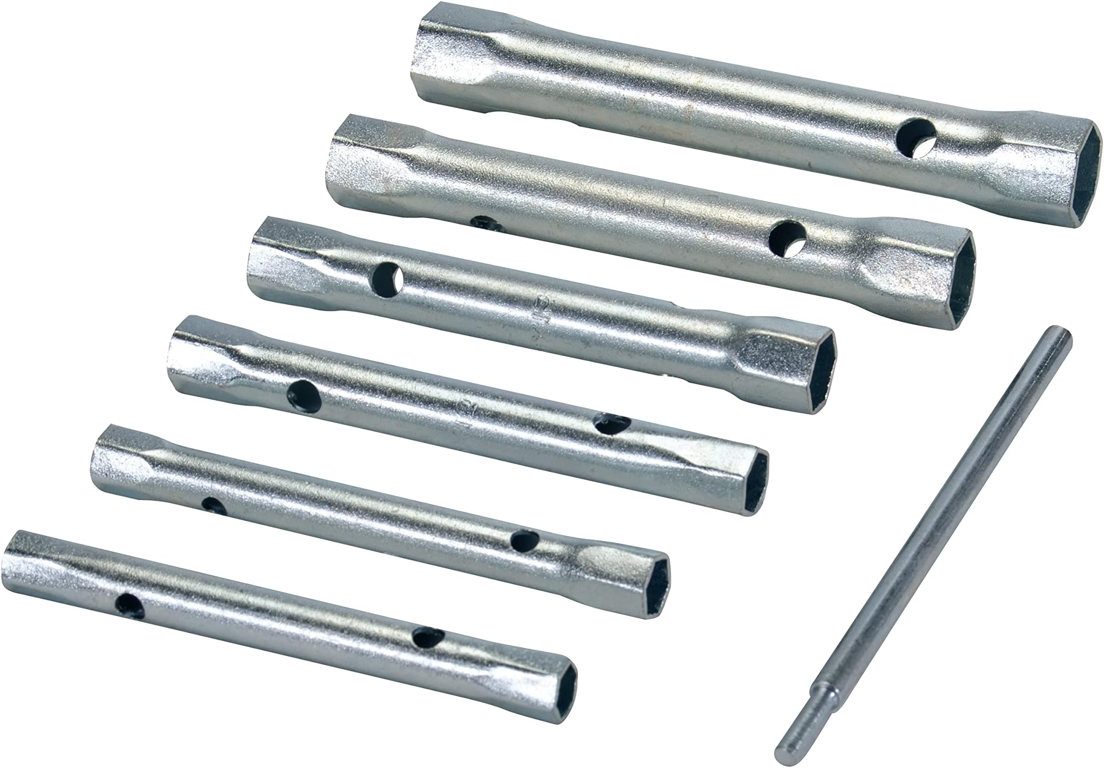 589709 Box Spanner Metric Set 6pce 8 - 19 mm, Silver