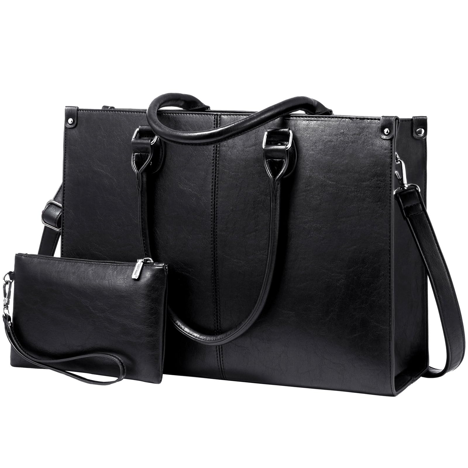 LOVEVOOK 17.3 Vintage Leather Tote