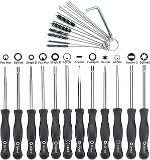Hippotech Pack of 12 Carburetor Adjustment Tool and Cleaning Kit for 2-Cycle Small Engine for Poulan for Husqvarna for STIHL for Echo Trimmer Chainsaw