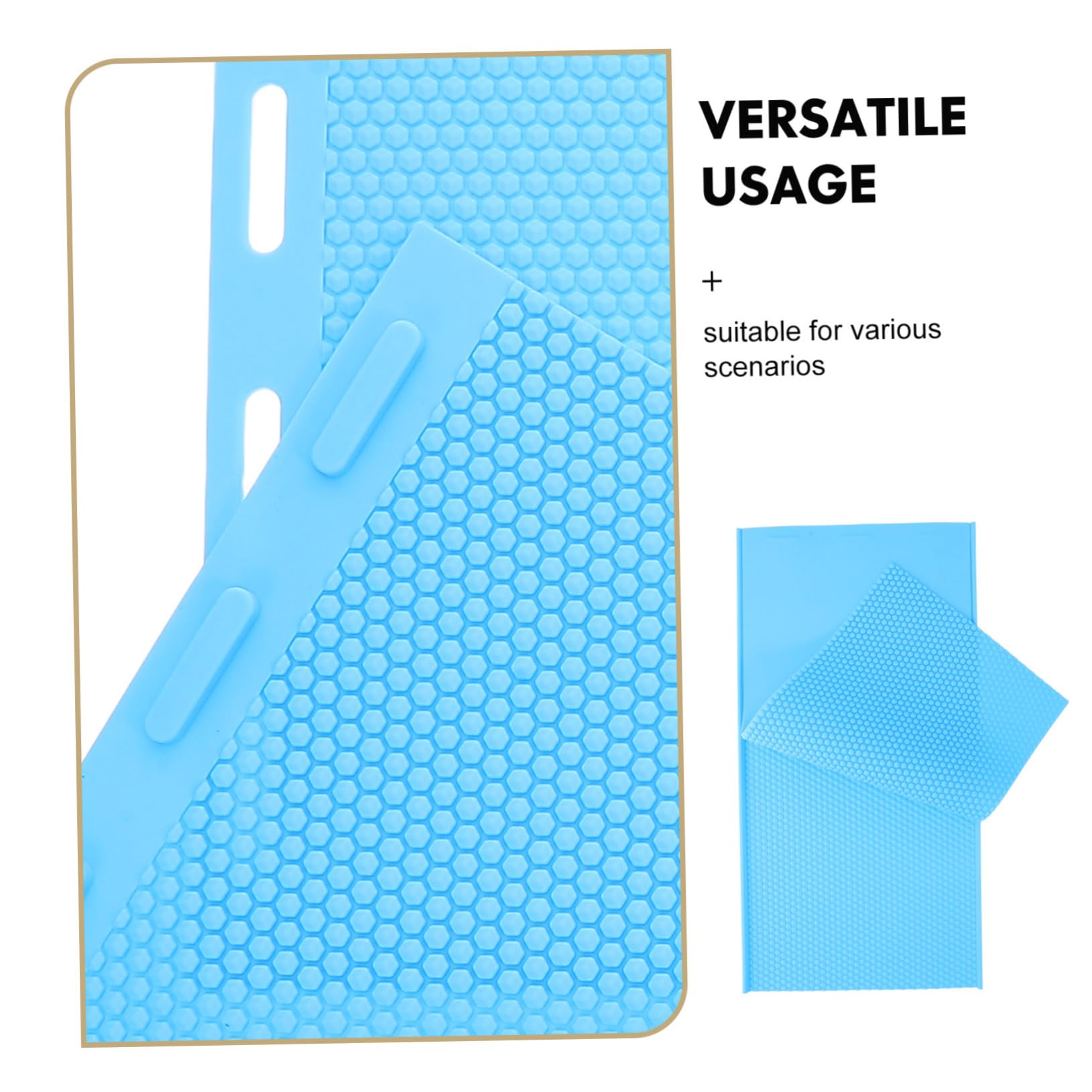 VICASKY Stampo in Silicone per Fogli di Cera di Goffratura di Precisione, Riutilizzabile per Fogli di Cera a Struttura Alveolare, per Apicoltura Professionale e Fai-Da-Te