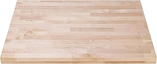 DuraSteel 24x30 Butcher Block Countertop - Maple Solid Wood Workbench for Kitchen, Restaurant, Cabinet, Desk Top, Wood Board, Large Counter Cutting Island Long, Bakery Worktable Dough - Table Top Only