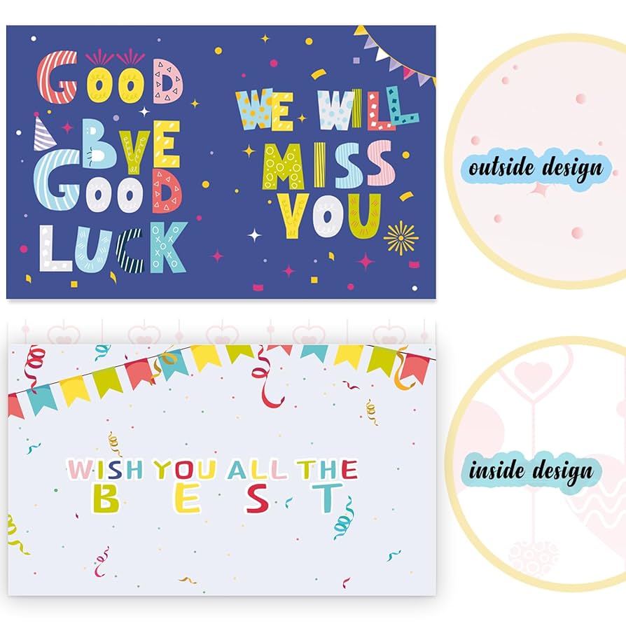 Amazon.com : We Will Miss You Card,Farewell Party Decorations, Jumbo Farewell Card With Envelope, Going Away Gift for Coworker Men Women, Goodbye Good Luck Retirement Card Guest Book Party Supplies (14x22iinch) : amazon-com-we-will-miss-you-card-farewell-party-decorations-jumbo-farewell-card-with-envelope-going-away-gift-for-coworker-men-women-goodbye-good-luck-retirement-card-guest-book-party-supplies-14x22iinch