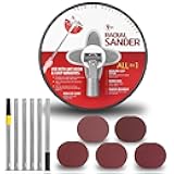 Pole Sander for Drywall, 81 Inch Manual Hand Drywall Sander with Extension Pole - Ideal for Painting Projects, Equipped with 15 Sanding Sheets (80/100/120/180/240 Grit)，Aluminum Connector - Durable