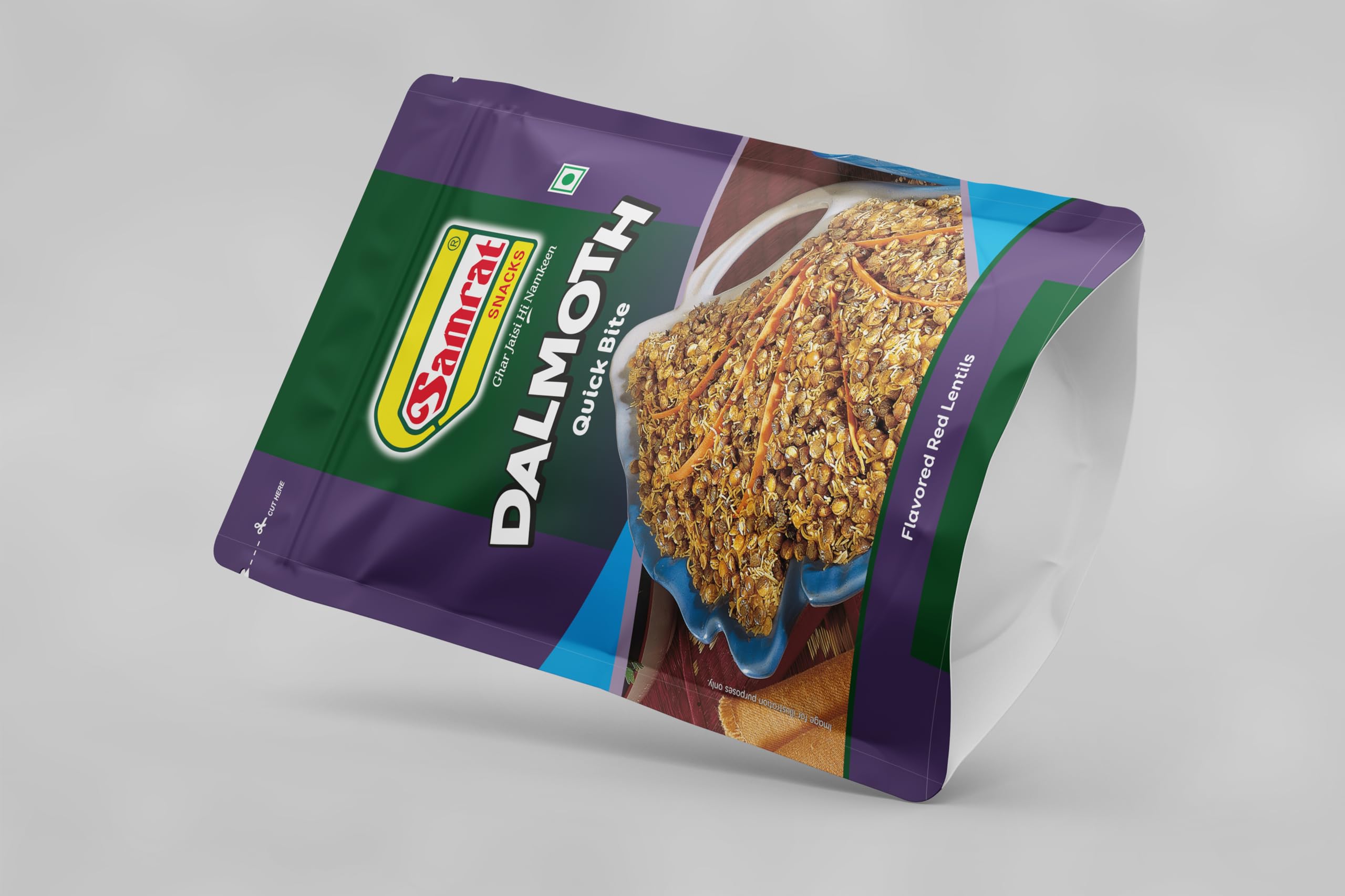 Samrat | Dalmoth Quick Bite Mix Namkeen with a Perfect Blend of Crunch & Flavor Snacks | Ghar Jaisi Hi Namkeen | (1 KG) 2