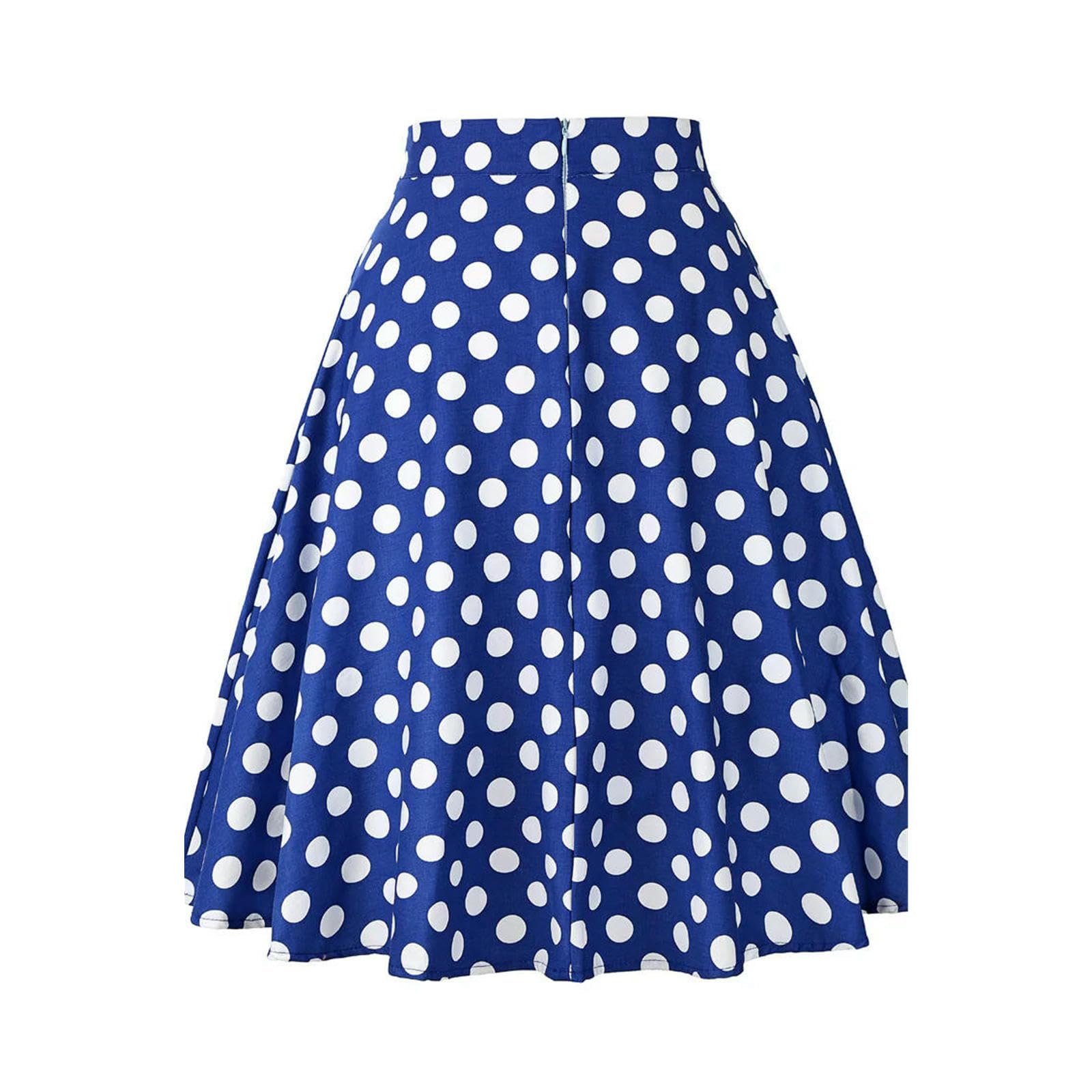 Cintura Sottile Donna Scala Floreale per Gonna Vintage A Pieghe da con Gonne Midi Tasche-8-xxl