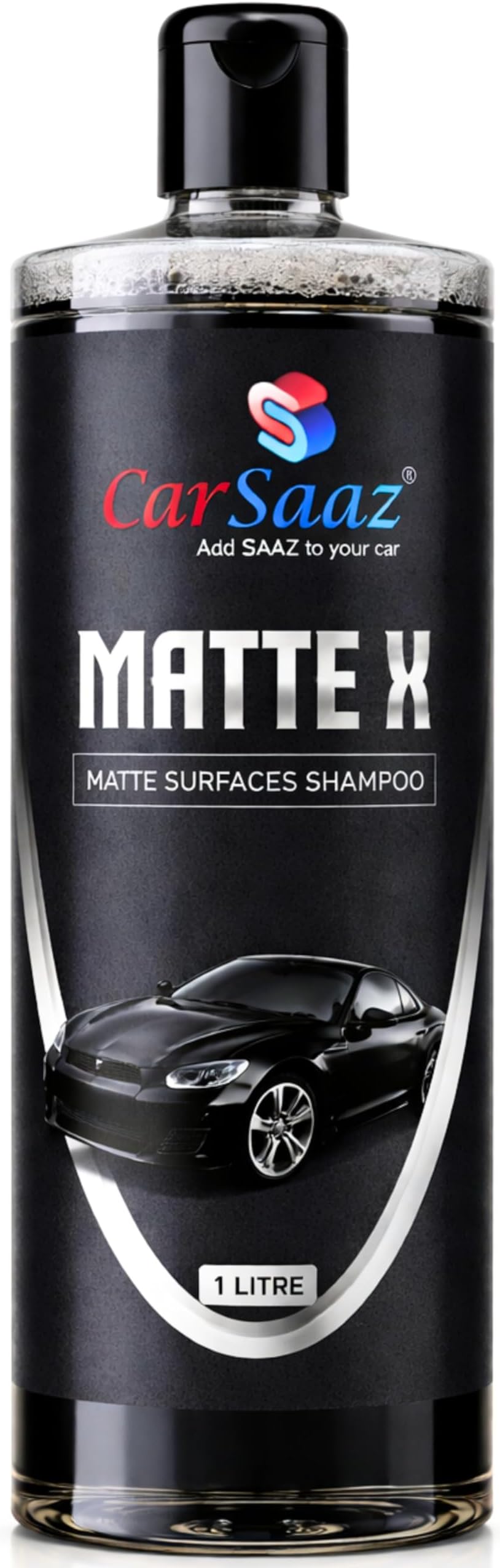 Matte X Car & Bike Matte Wash Shampoo (1 Ltr) | Shampoo for Matte Painted Cars, Bikes | Safe for Matte Paint & Wraps | Wash & Shine | Protective, pH Neutral, Super Suds, Highly Effective