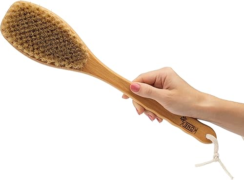 Dry Brushing Body Brush Set - Exfoliating Shower Scrubber(Large 15")