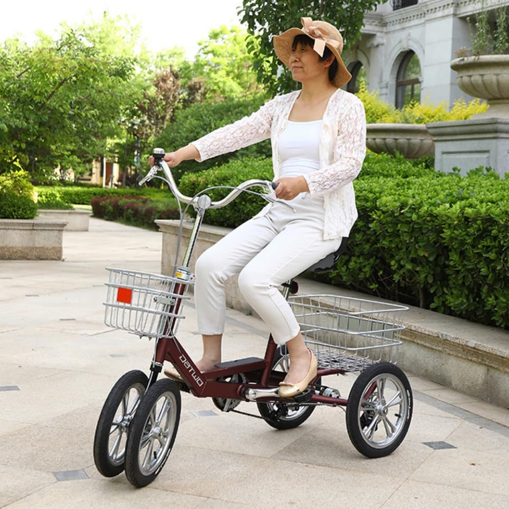 Amazon | foke 三輪自転車 高齢者用 三輪クルーザーバイク リ座席高さ