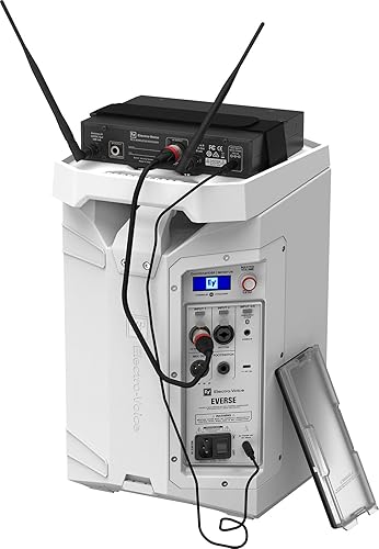 Miniatura 7 de Electro-Voice EVERSE 8 - Altavoz de 2 vías con batería de 8 pulgadas con Bluetooth, supresión automática de retroalimentación y patito de música,