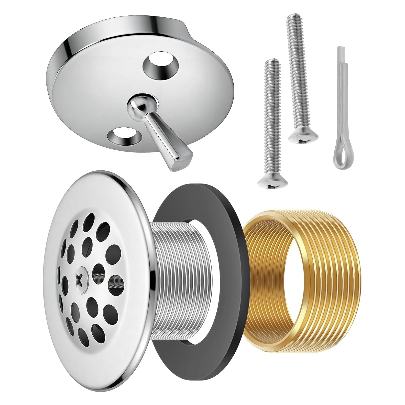 Bathroom Drain Cover Stopper Basins Drains Filter Adapter Hair Catcher Shower Sink Strainer Bath Stopper Bathroom Plug Replacement
