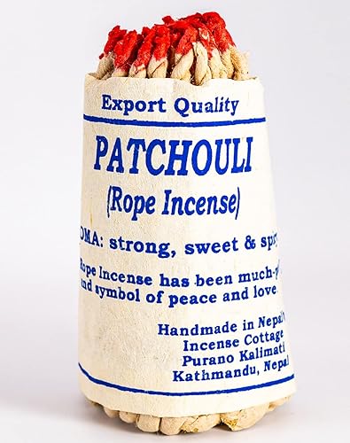 Miniatura 4 de Incienso de cuerda tibetano orgánico hecho a mano, hecho en Nepal, 2 paquetes (90 piezas) de 3.5 pulgadas