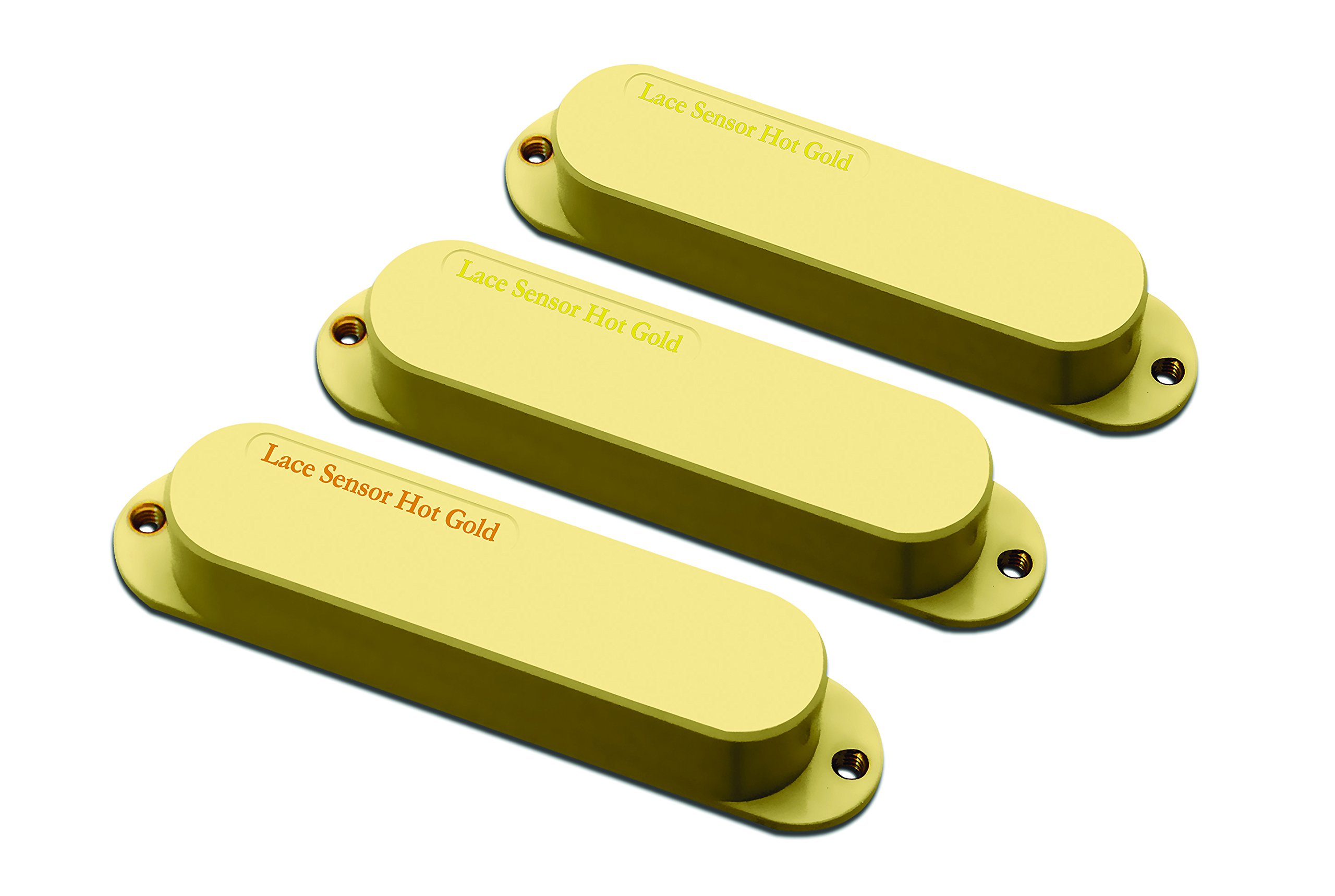 Lace Sensor Hot Gold with Hot Bridge Electric Guitar Part, 3-Pack 