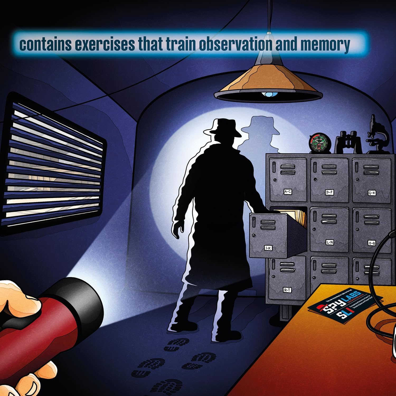 Kosmos 617240 Spy Labs Incorporated Detective Toolkit, Detective Case, Detective Toys for Children from 8 Years with Utensils and Professional Tips, Multilingual Instructions in DE, EN, F, IT, ES, NL