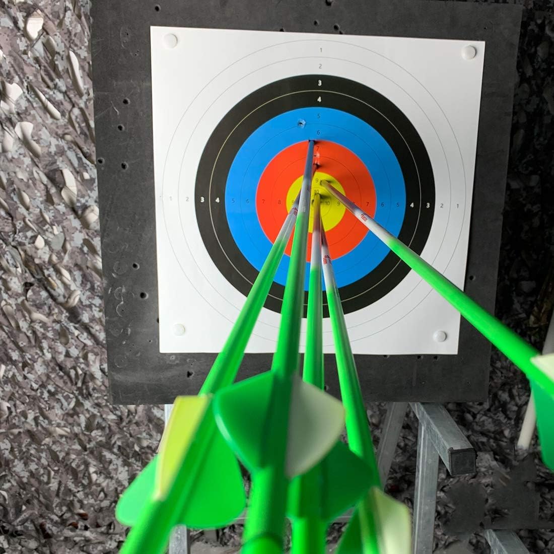 Linkboy Archery Carbon Arrows Hunting Practice Target Arrows 28/29/30/31/32inch Removable Tip for Compound Recurve Long Bows, Spine 250 300 340 400 500 600 700 800 900 1000, Pack of 12PCS