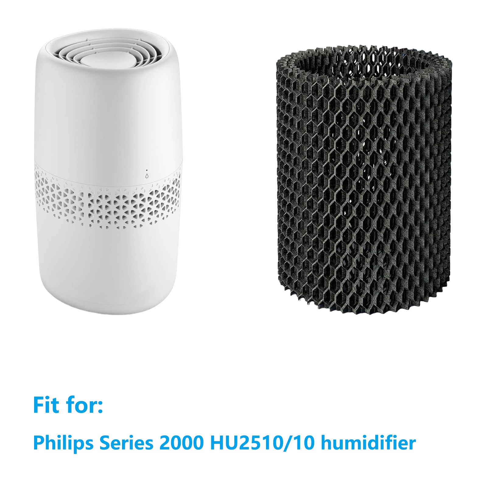 FY1190 - Filtro di ricambio compatibile con Philips Series 2000 HU2510/10, filtro HEPA FY1190/30, umidificatore, 4 pezzi