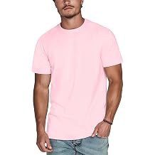 Zengjo Mens Crewneck T Shirts Relaxed Plain Soft Triblend Basic Tees